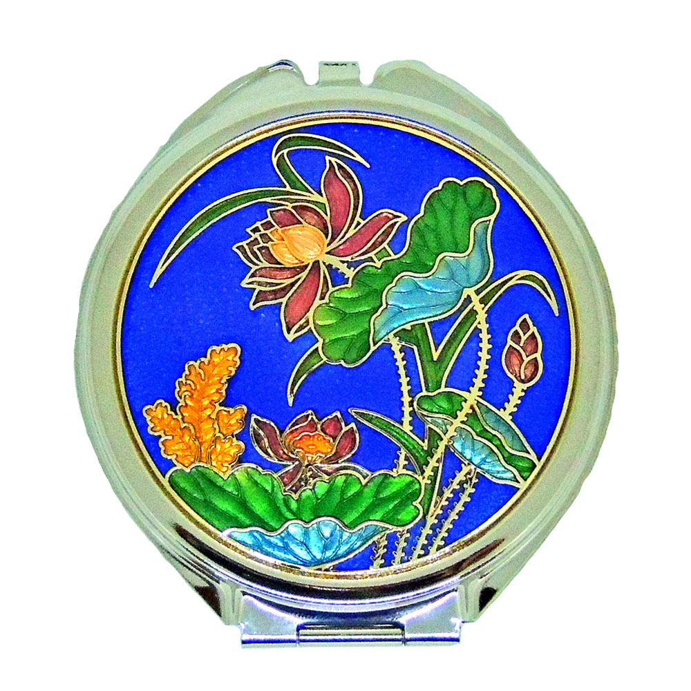 hard enamel pocket mirror